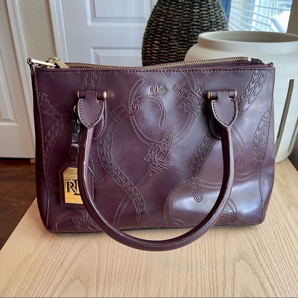 Lauren Ralph Lauren Taylor Double Zip Shopper - Picture 1 of 9